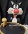 Sylvester & Tweety Statue Butler Life Size Waiter Kelner Figur