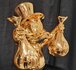 Scrooge with Money Bag Chromed Replica Pop Art Cartoon Sculpture medium  Fig 