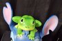 Disney Master Craft Beast Kingdom Stitch with Frog Statue 33cm High Boxed