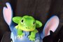 Disney Master Craft Beast Kingdom Stitch with Frog Statue 33cm High Boxed