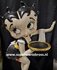 Betty Boop Waitress Black Dress Cartoon Comic collectible Polyester 3Ft