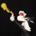Sylvester Catching Tweety in the Air Warner Bros Looney Tunes resin Used Figurine 