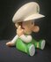 Baby Luigi wit Groen Pvc Action Toy Figure 14cm supermariobross Figuren