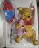 Winnie the Pooh with Piglet on umbrella Disney Cartoon Comic Retired Box