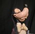 Goofy Waiter Big Fig polyester Statue 120cm Walt Disney Butler 1980 Used Big Fig