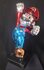 Mario Pop Art Chromed Replica Sculpture Statue on Base Original Color Boxed