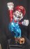 Mario Pop Art Chromed Replica Sculpture Statue on Base Original Color 