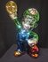 Mario with Gold Coin Pop Art Chromed Replica Sculpture fig
