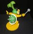IGGY koopa Troop Pvc Action Figure 10cm Bowser Koopalings Super Mario Merchandise on pvc base 