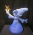 Mickey Fantasia Leblon Delienne Blue Matt Chromed Figurine 30cm New 