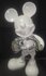 Mickey with Heart Love White 80cm Pop Art Culture Bicolor Cartoon Comic statue