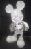 Mickey with Heart Love White 80cm Pop Art Culture Bicolor Cartoon Comic fig