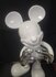 Mickey with Heart Love White 80cm Pop Art Culture Bicolor Comic Big Fig Statue