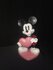 Mickey Mouse Valentine Cartoon Comic Disney Home Original Sculpture Box