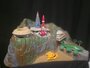 Tracy Island Playset Matchbox Set Thunderbirds Used with Box