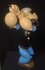 Popeye Golfer Vintage Polyester Rare Cartoon Comic Statue 42cm Box
