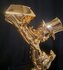 Scrooge Mc Duck Happy Holding Gold Bar Gold Replica Pop Art Big Fig  50cm