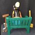 Goofy on Bench