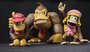 Donkey Diddy and Dixy Kong Pvc  Action Figure Game Toys