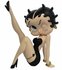 Betty Boop Leg Up Bllack Glitter new in Box - Betty Boop Leg Up Dekoratiebeeldje Nieuw