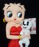 Betty Boop Holding Pudgy New in Box  - Betty Boop Met Hondje Dekoratiebeeldje Nieuw