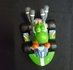 Yoshi Pull Back Kart Figurine  -  Pvc Pull back cart 12 x 9 cm groot